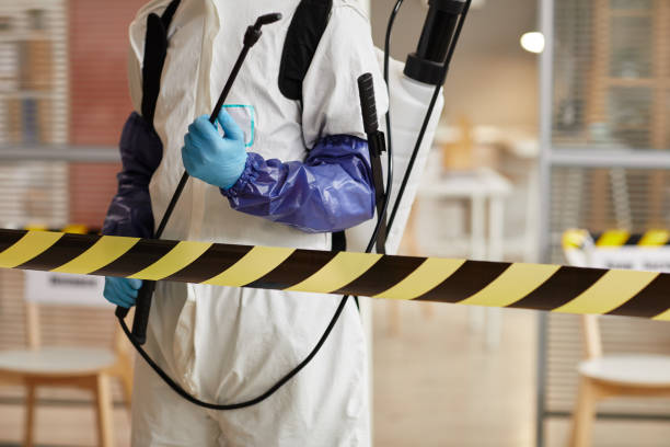Professional Blood Cleanup technician working in Audubon, PA